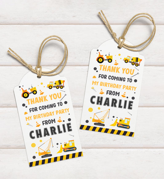 Personalised Digger Favour Tags